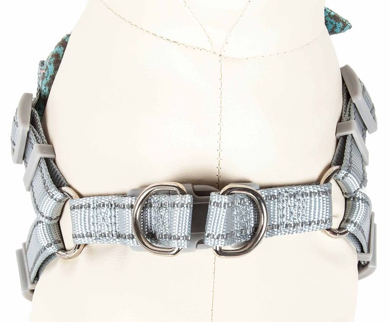 Pet Life 'Fidomite' Mesh Reversible And Breathable Adjustable Dog Harness W/ Designer Bowtie_voghion.com