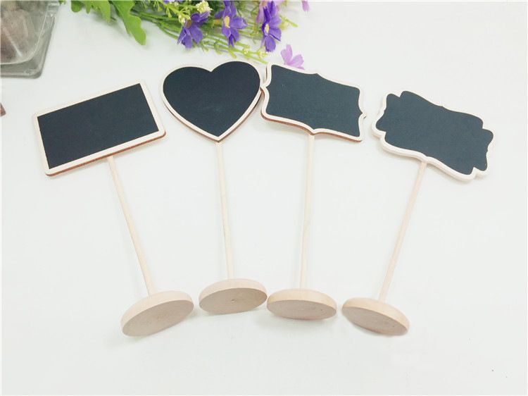 Factory Gift Creative Small Blackboard Wedding Gift Home Decoration Crafts Ornaments Wooden Blackboard Bar Ornaments_voghion.com