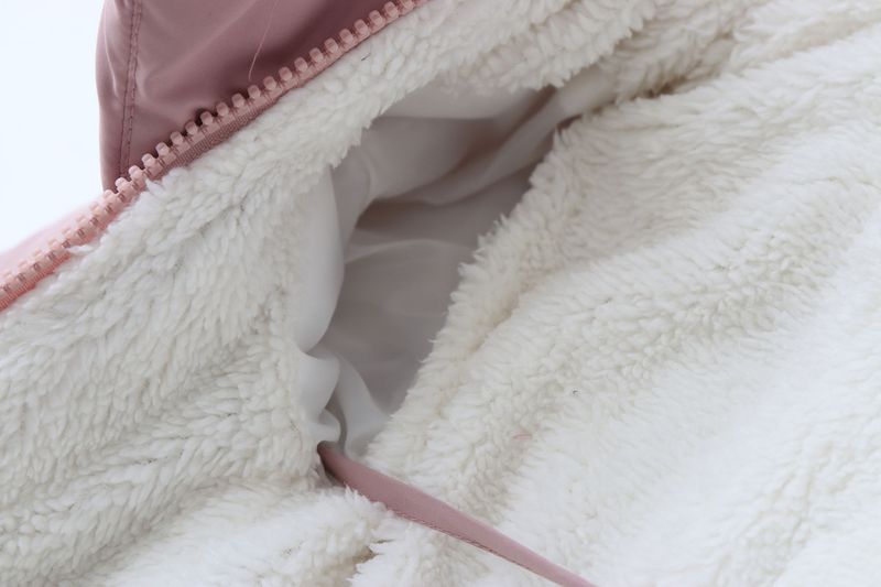 Pelele de invierno premium con capucha para bebé Mother & Kids: mono grueso acolchado de algodón para bebés y niños pequeños (66-90 cm), unisex, manga larga, con cremallera_voghion.com