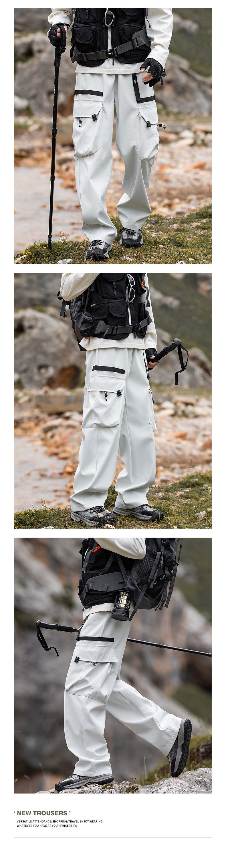 Herenkleding Trendy Nieuwe Functionele Wind Snel Droog Waterdichte Aanvalsbroek Mountain Series Outdoor Vrijetijdskleding Werkkleding Broeken Heren_voghion.com