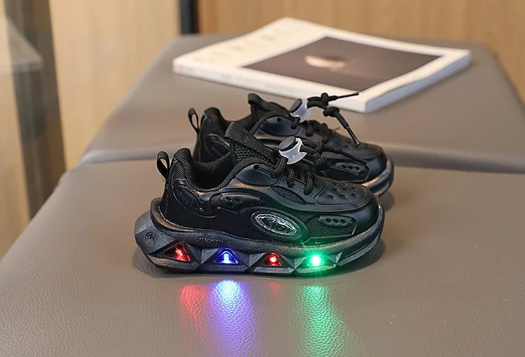Baby 2023 Frühling Herbst Neue Jungen Mädchen Glow Chunky Turnschuhe Kleine Und Mittlere Kinder Baby Schuhe Mit Weichen Sohlen_voghion.com