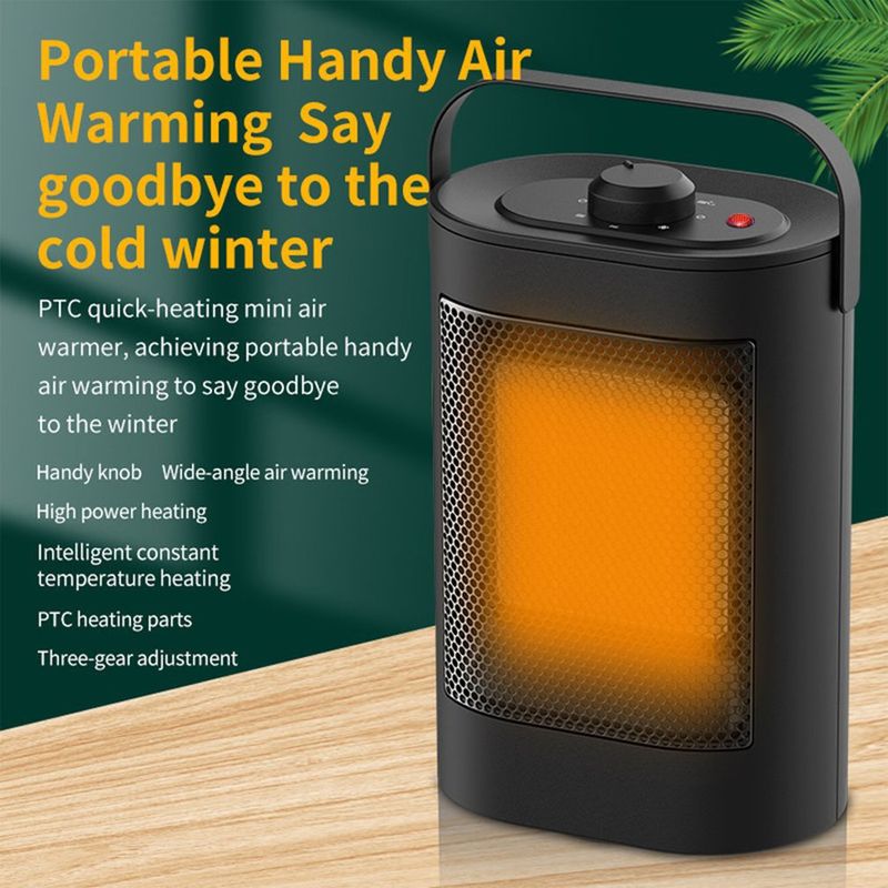 Mini Electric Air Heater Powerful Warm Blower Fast Heater Fan Stove Radiator Room Warmer_voghion.com