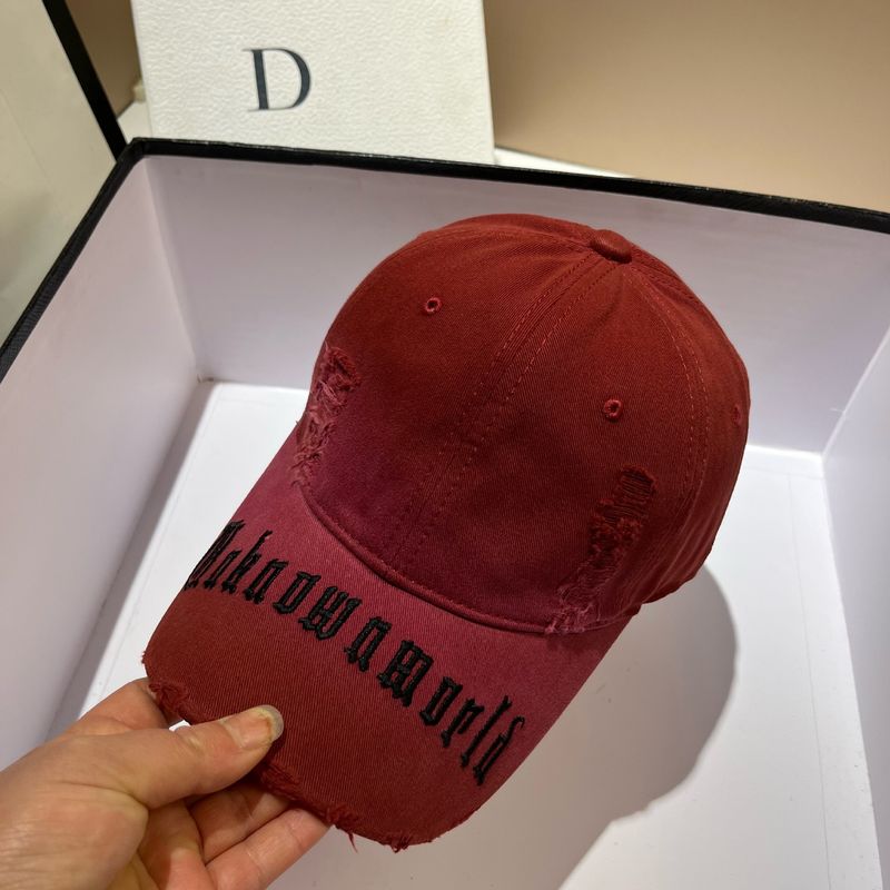 Street Spray farbige perforierte Baseball modische dreidimensionale gestickte Buchstaben, personalisierte Entenschnabelmütze,_voghion.com