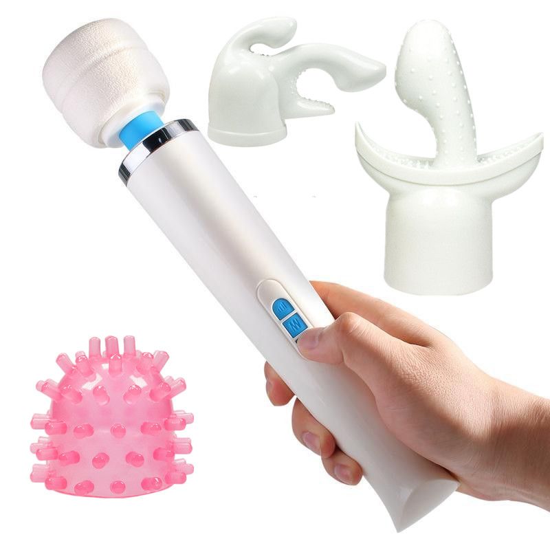 HV-270 Love Magic Wand USB Cable With Addtional Massager Head_voghion.com