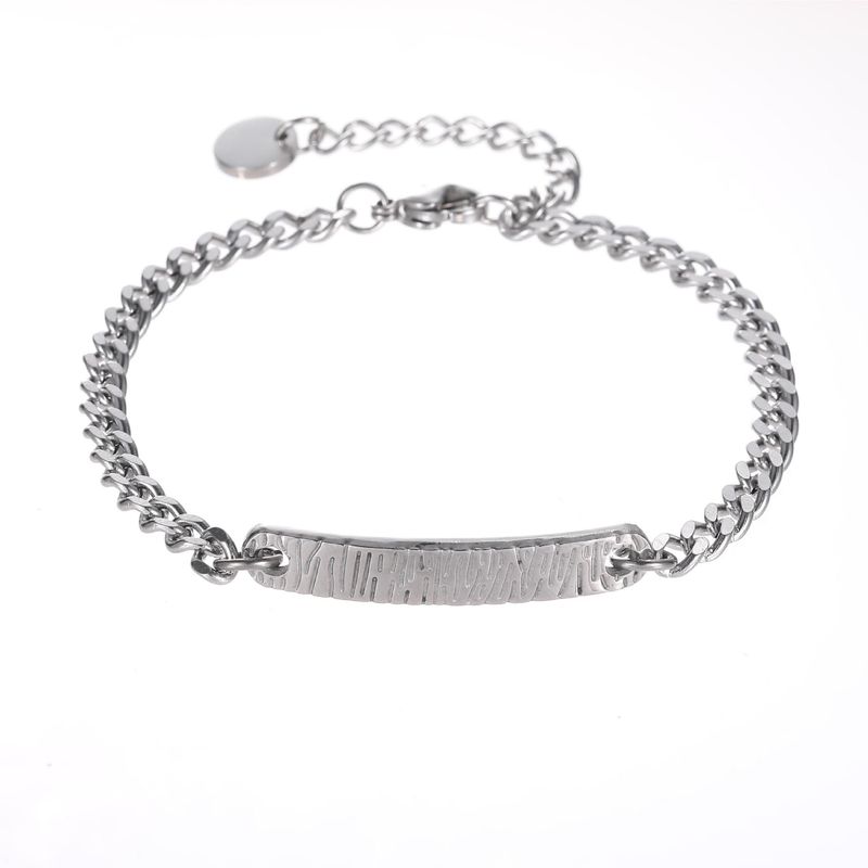 High Grade Mountain With Wood And Wood With Branches Men And Women Bracelet Titanium Steel Ins Style Couple Model Valentine's Day Gift Bracelet_voghion.com