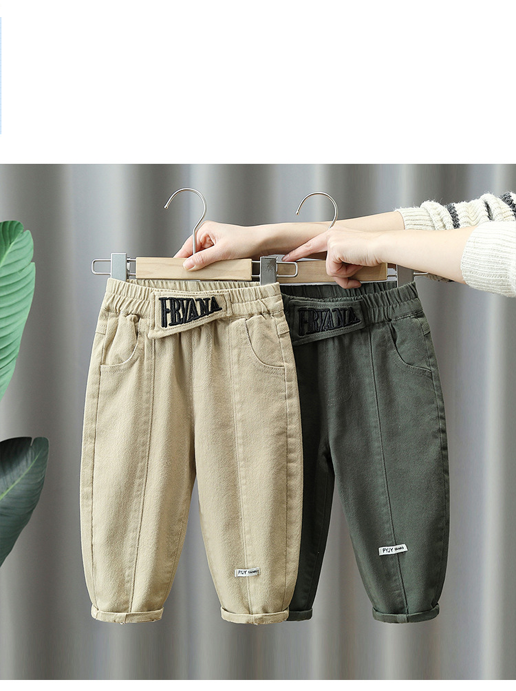 Children's Casual Pants Boy's Pants Spring And Autumn Baby Overalls Spring Style Pants Trend_voghion.com