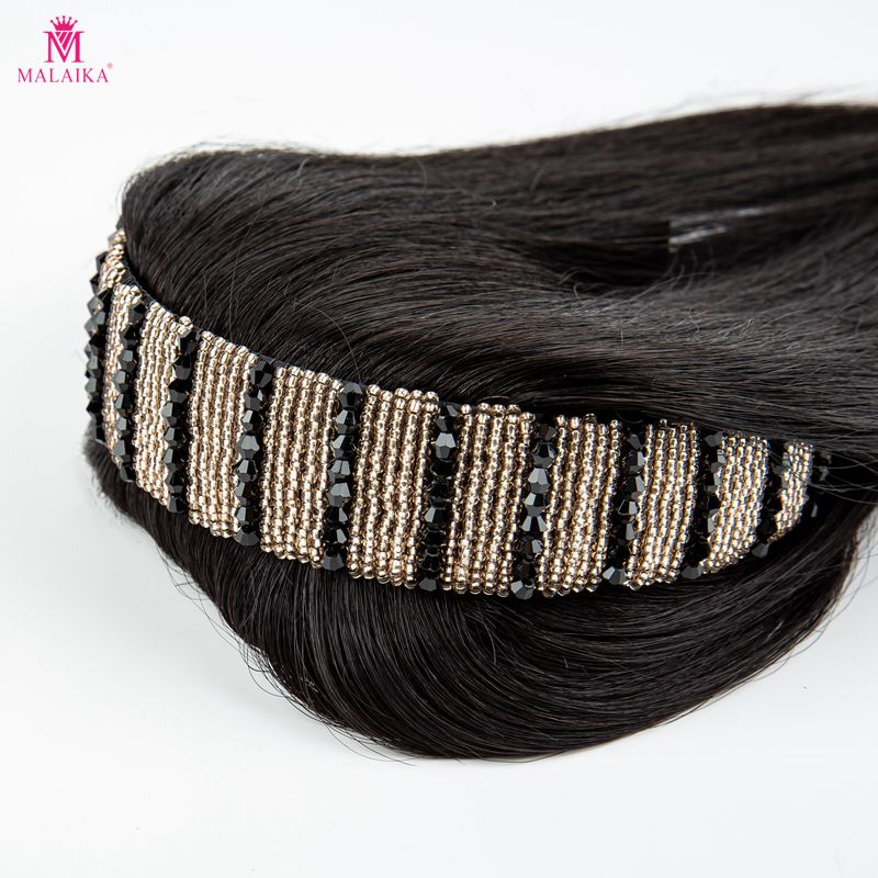 Topper per capelli umani con frangia da donna Clip in frangia con fascia per capelli dritta per chignon di capelli diradati_voghion.com
