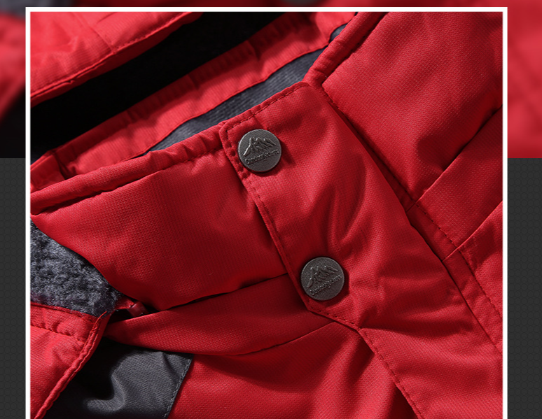 Chaqueta de terciopelo para hombre, chaqueta acolchada de algodón resistente al frío para exteriores, impermeable, cálida, resistente al desgaste, ropa de montañismo, esquí de montañismo_voghion.com