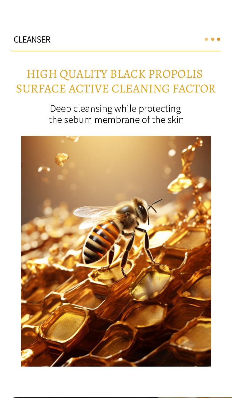 Der.j Black Propolis Hydrating Cleansing Lotion - Deep Moisturization, Skin Hydration & Gentle Facial Wash_voghion.com