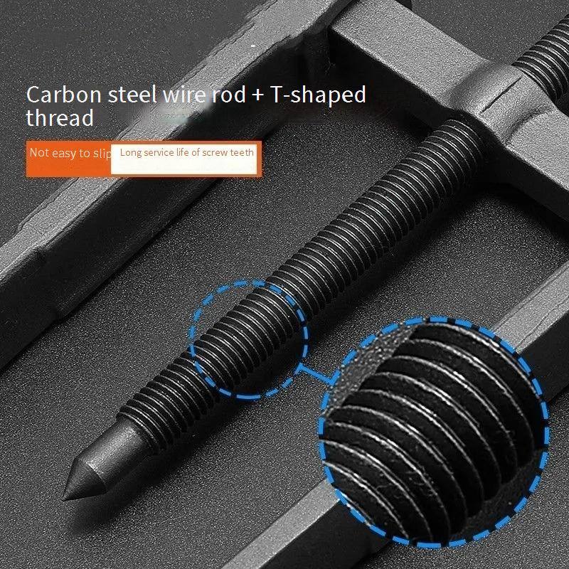 Heavy-Duty 2-Jaw Bearing Puller Set - German-Style Crossbar Design For Industrial Use_voghion.com