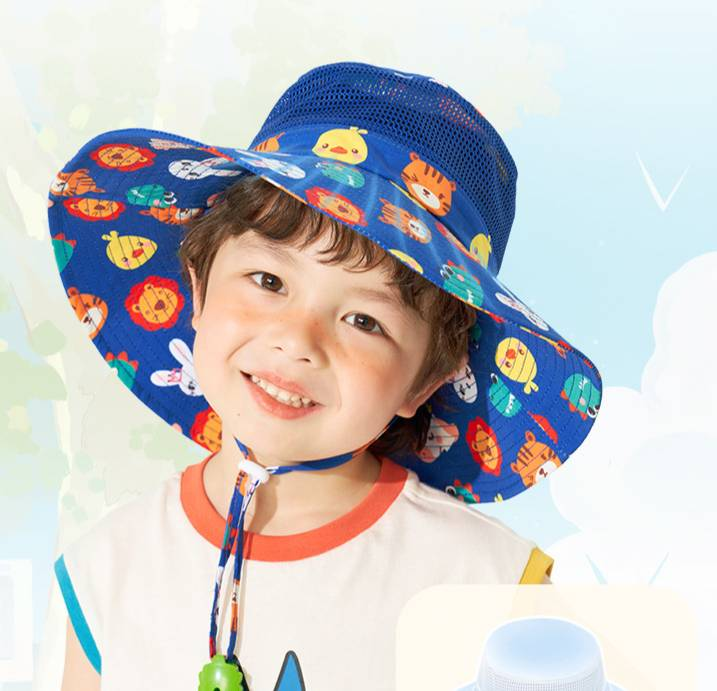 "Kids Sun Hat With UPF 50+ – Wide Brim Baby Sun Protection Hat For Boys & Girls (Summer Outdoor Play)"_voghion.com