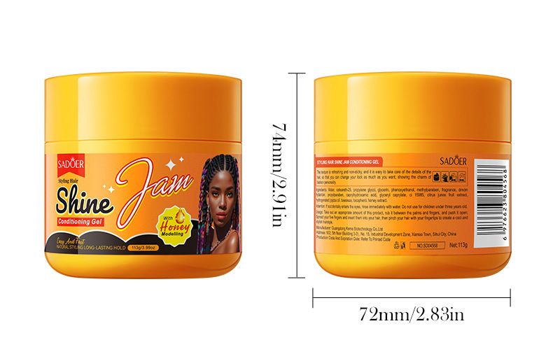 Acondicionador SADOER Shape Shiny Jam Hair Gel, Acondicionador Suavizante_voghion.com