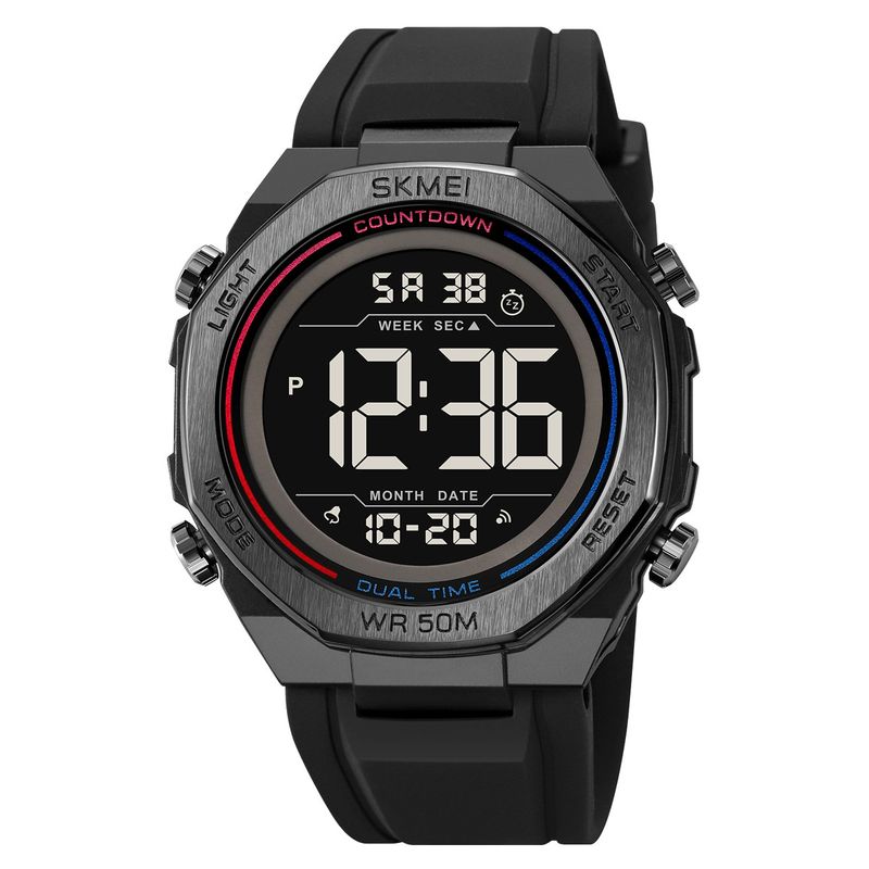 Shimei Men's Student Multi-Function Alarm Clock Waterproof Electronic Watch_voghion.com