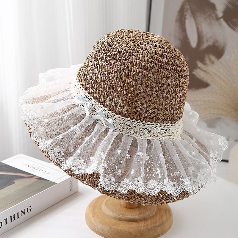 Womens Wide Brim Hat Summer Beach Sun Hat For Women_voghion.com