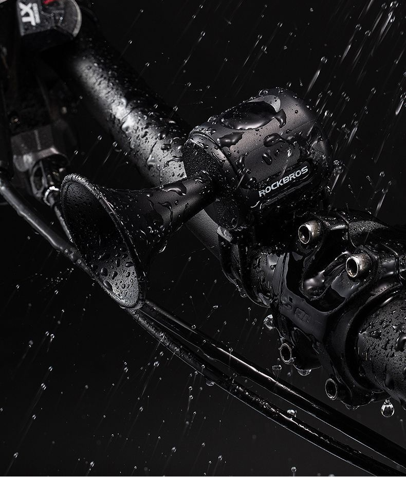 Klaxon de vélo universel Rock Brothers pour vélos électriques de route et de montagne, sonnette d'avertissement pour vélos d'enfants_voghion.com
