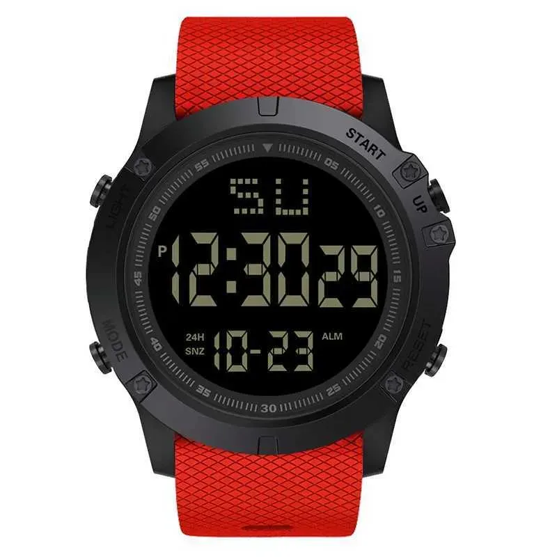 Orologio elettronico da uomo sportivo multifunzione militare impermeabile luminoso LED digitale per bambini con quadrante grande M250731_voghion.com