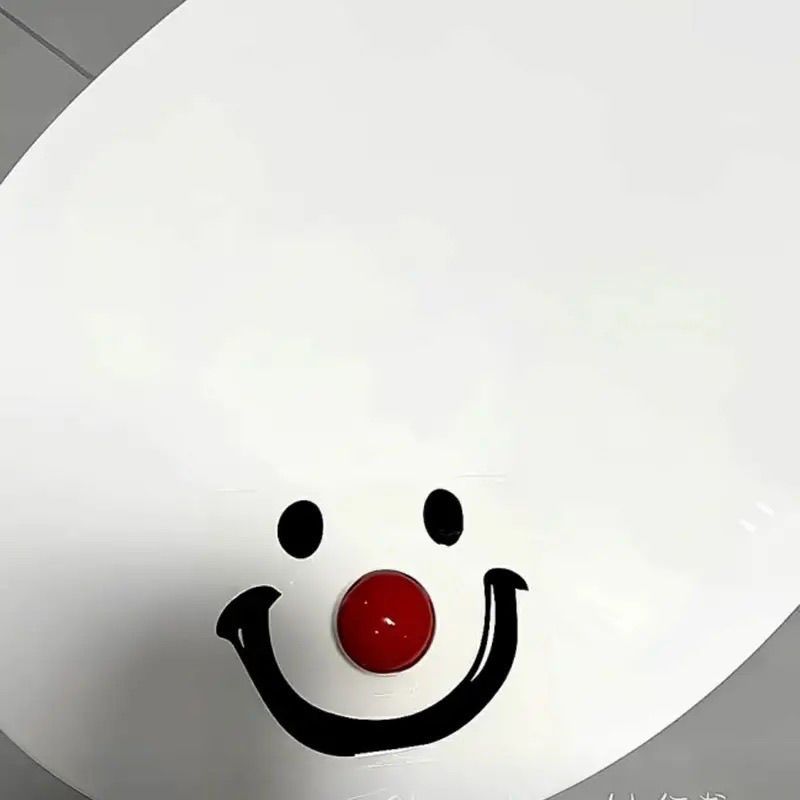 【 Clients de retour 5419 】 Nouveau support avec visage souriant Joker ouvre-couvercle poignée de toilette domestique créative anti-saleté_voghion.com
