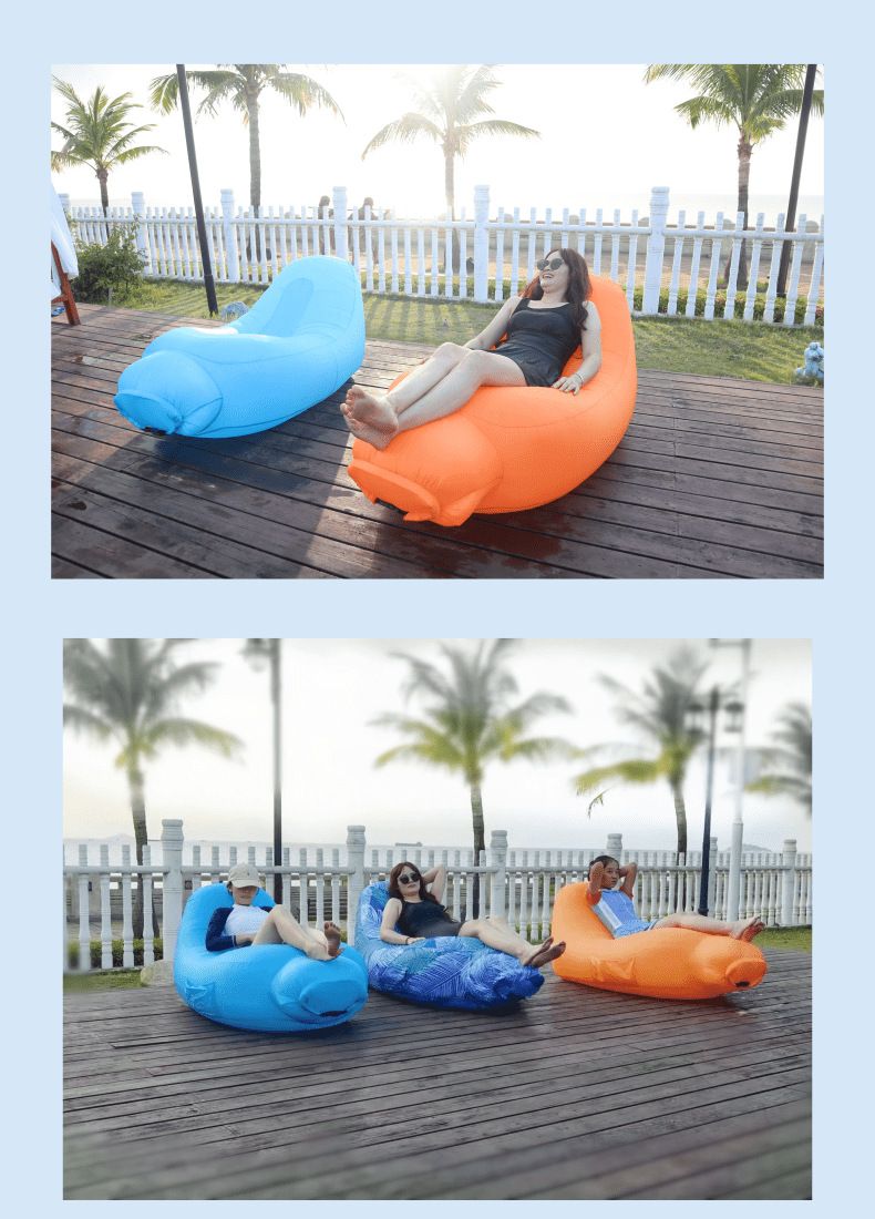 New Camping Air Mattress Inflatable Recliner Outdoor Inflatable Sofa Outdoor Lazy Inflatable Bed Camping_voghion.com