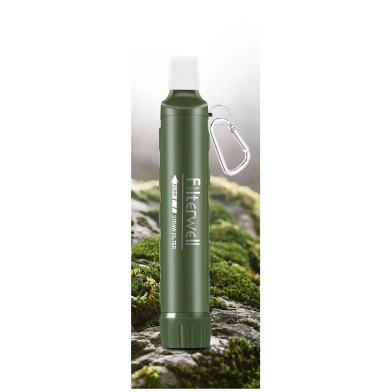 Tragbarer Wasserreiniger für den Außenbereich, Strohhalm, Campingbedarf, Filter, Notfallausrüstung_voghion.com