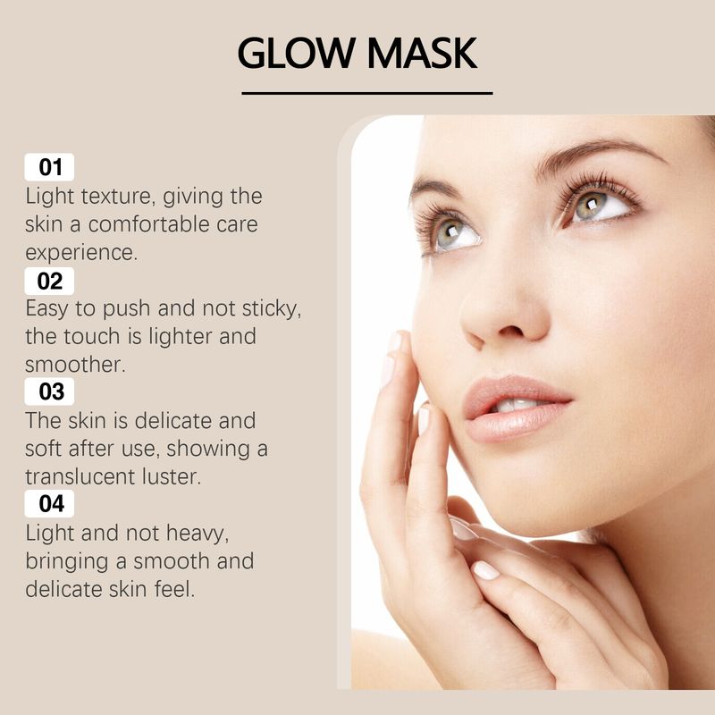 Hoygi Brightening Mask Clean, Hydrating, Moisturizing, Firming, And Brightening Skin With Portable Facial Mask_voghion.com