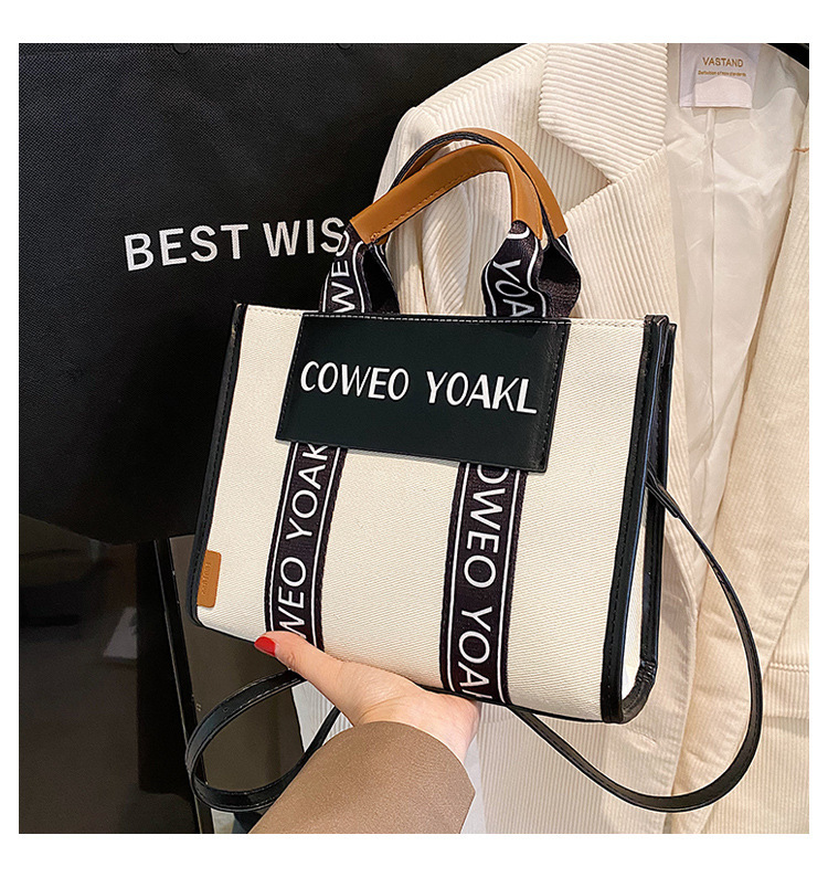 Large Capacity Bag for Women 2023 New Canvas Oblique Straddle Bag for High Quality Handheld Commuter Travel Canvas Bag for Women_voghion.com