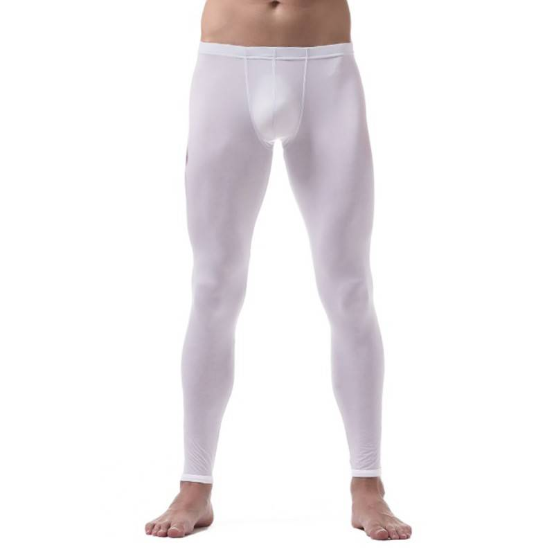 Johns longos de seda gelada para mulheres Leggings Long Johns para homens Johns longos de seda gelada para homens_voghion.com