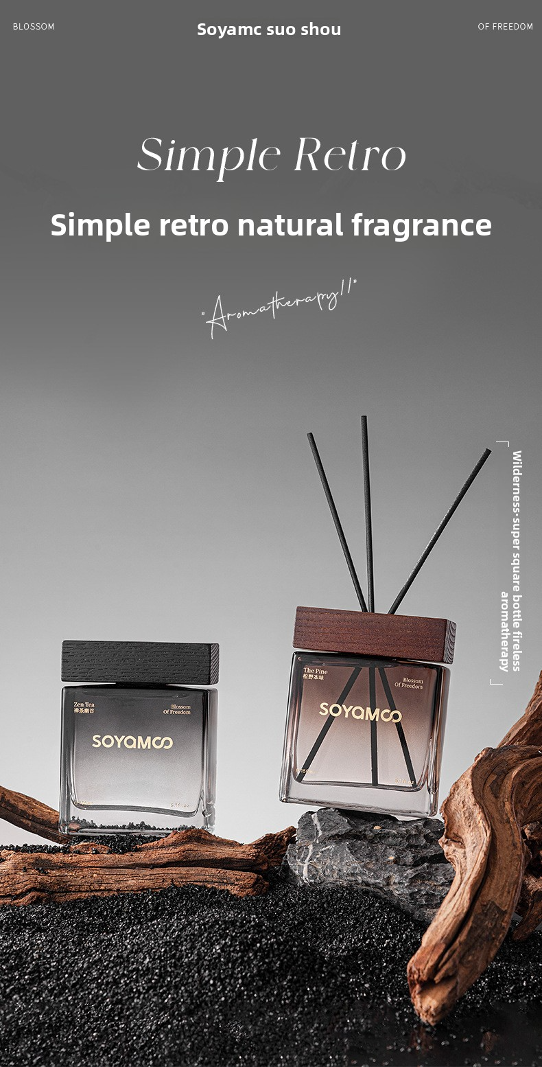 150 ml Premium-Raumduft mit Rattanstäbchen – Zen-Tee- und Kiefern-Wildnisduft für Zuhause, Spa und als Weihnachtsgeschenk_voghion.com