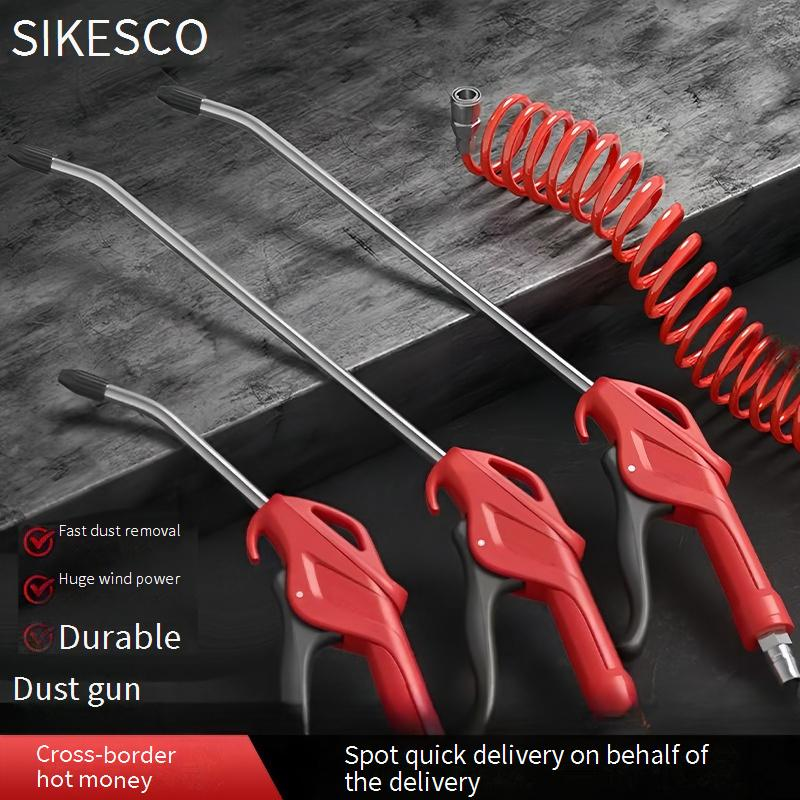 Kit de pistola de aire comprimido profesional con boquilla de acero inoxidable: 4 tamaños para una limpieza precisa._voghion.com