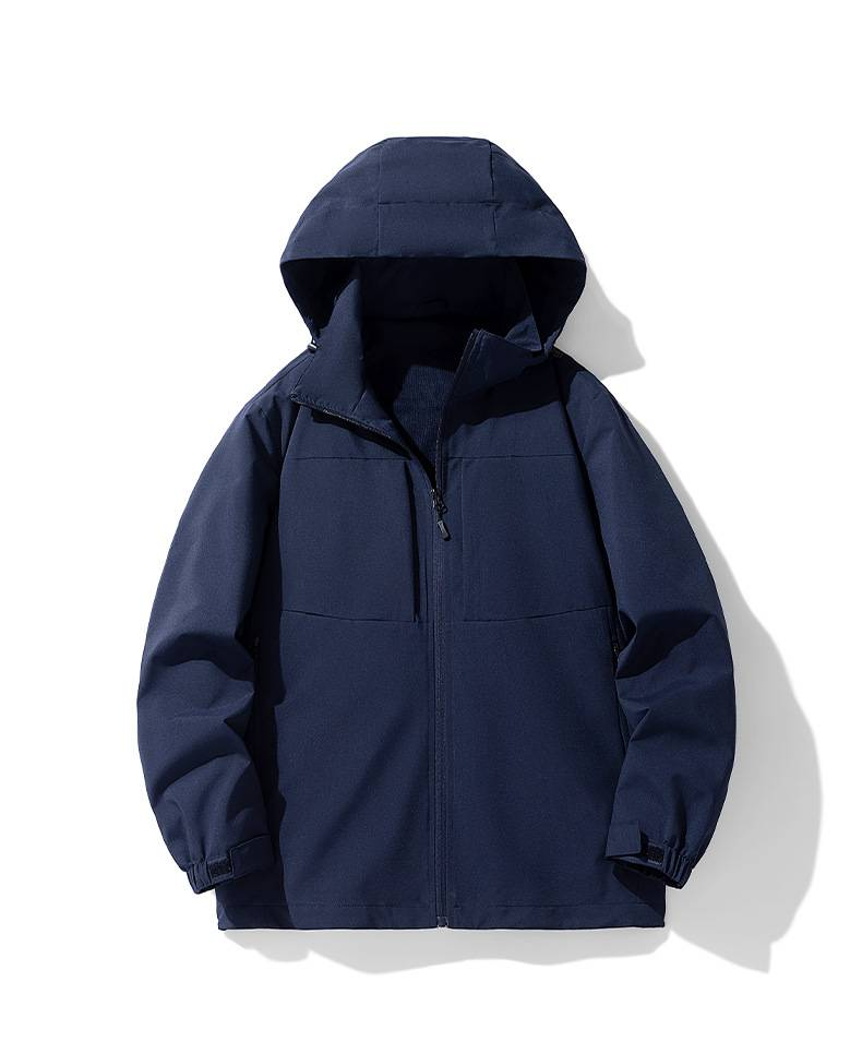 Leichte, wasserdichte Windjacke mit Kapuze für Herren – atmungsaktiver Outdoor-Sportmantel zum Wandern, Laufen und für den Alltag_voghion.com