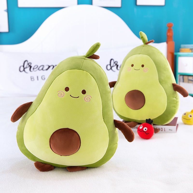 Süße Avocado Kissen Geburtstagsgeschenk für Mädchen Kissen Plüsch Spielzeug umarmt schlafende Puppe_voghion.com