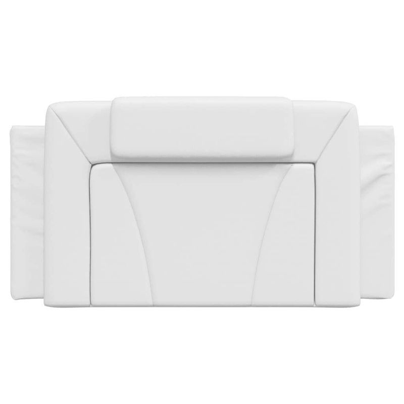 Headboard Cushion White 39.4" Leather_voghion.com