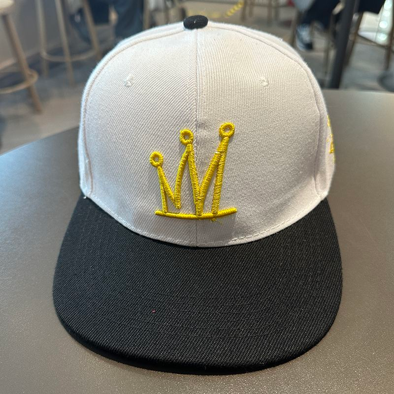 Hip Hop Men's Women's Flat brim Spring and Autumn Baseball Big Headed Street Dance Trendy Person Straight Board American_voghion.com