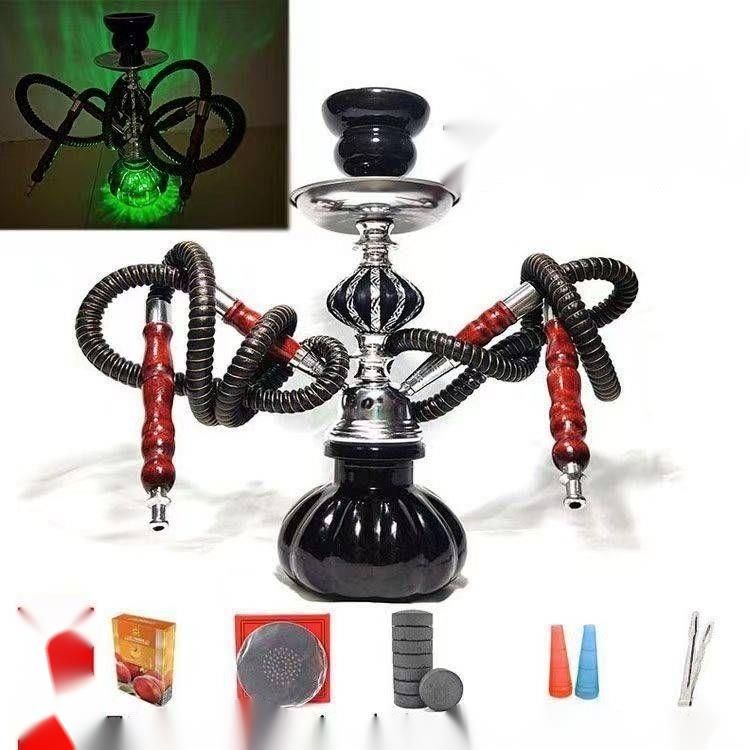 Juego de pipas dobles, tamaño pequeño y mediano, para bar, discoteca, KTV, precio especial_voghion.com