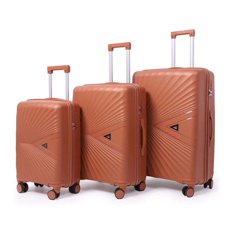 PP-Gepäckreißverschluss Handgepäck-Spinner mit großer Kapazität Ultraleichter Reisekoffer mit Passwort_voghion.com