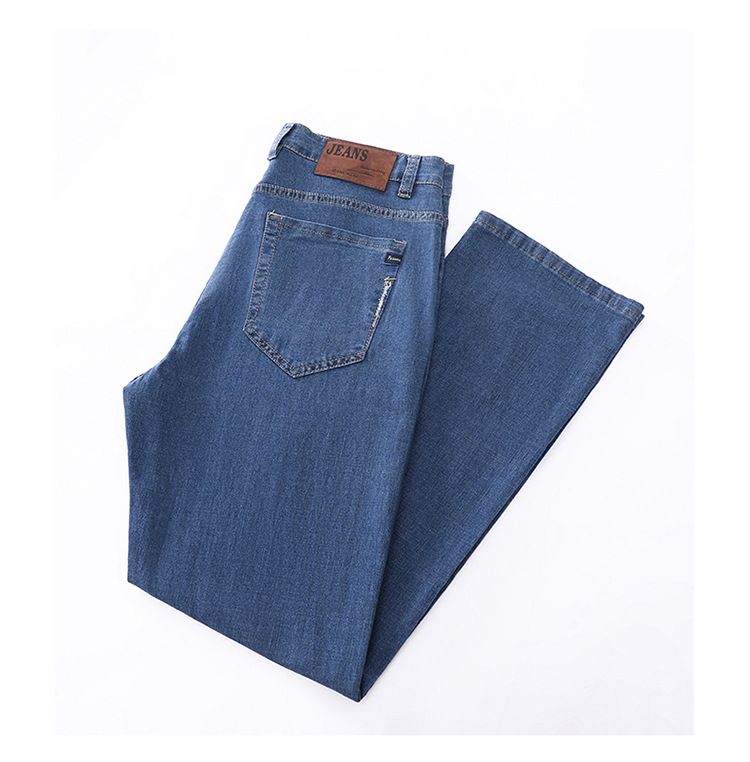 Men's Clothing Plus Size Spring And Summer Thin Extra Large Men's Jeans Fat Loose Straight Plus Size Fat Guy_voghion.com