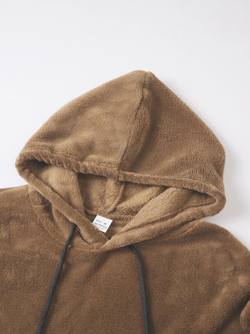 Lässiges Hoodie- und Jogger-Set für Herren – Streetwear-Pullover-Sweatshirt mit konischer Hose (Grau/Schwarz/Blau/Kastanienbraun, EU-Größe)_voghion.com