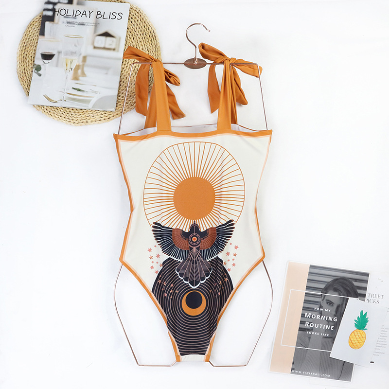 Jupe de plage en mousseline de soie pour femmes, une pièce, couvrant le ventre, amincissante, dos nu, style maillot de bain_voghion.com