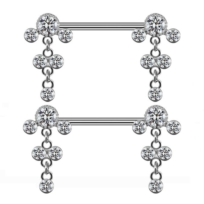 Anello capezzolo a forma di serpente Anello capezzolo a forma di arco Anello capezzolo a forma di freccia con cuore Anello capezzolo a forma di goccia di unghia al seno_voghion.com