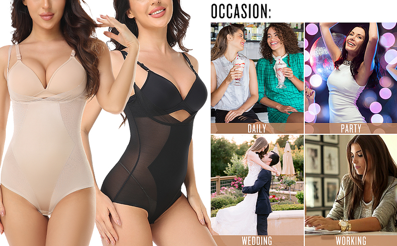 Bodysuits Fas Sexy Feminino COMFREE Underbust Sem Costura Controle de Barriga Corsets Shaper Cintura Trainer Bumbum Levantador Lin_voghion.com
