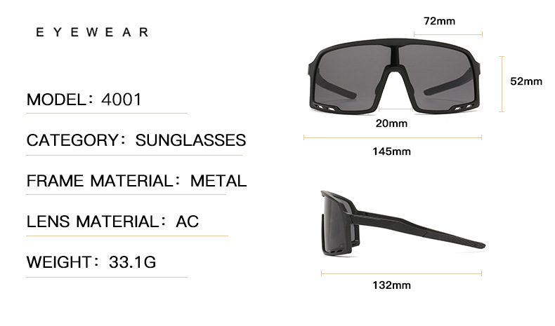 Occhiali da sole unisex Occhiali da sole con protezione UV Occhiali da sole da guida_voghion.com