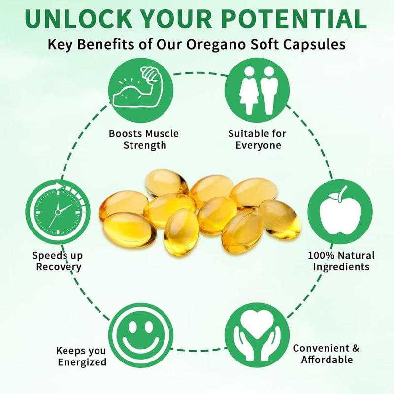 Oregano Oil 6000mg 300gels Contains Carvacrol And Thymoquinone_voghion.com