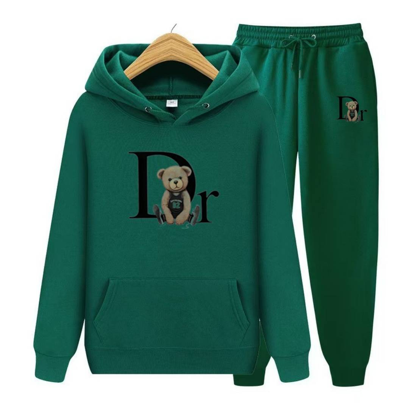 Conjunto deportivo con capucha informal de moda para hombre y mujer, 2025_voghion.com