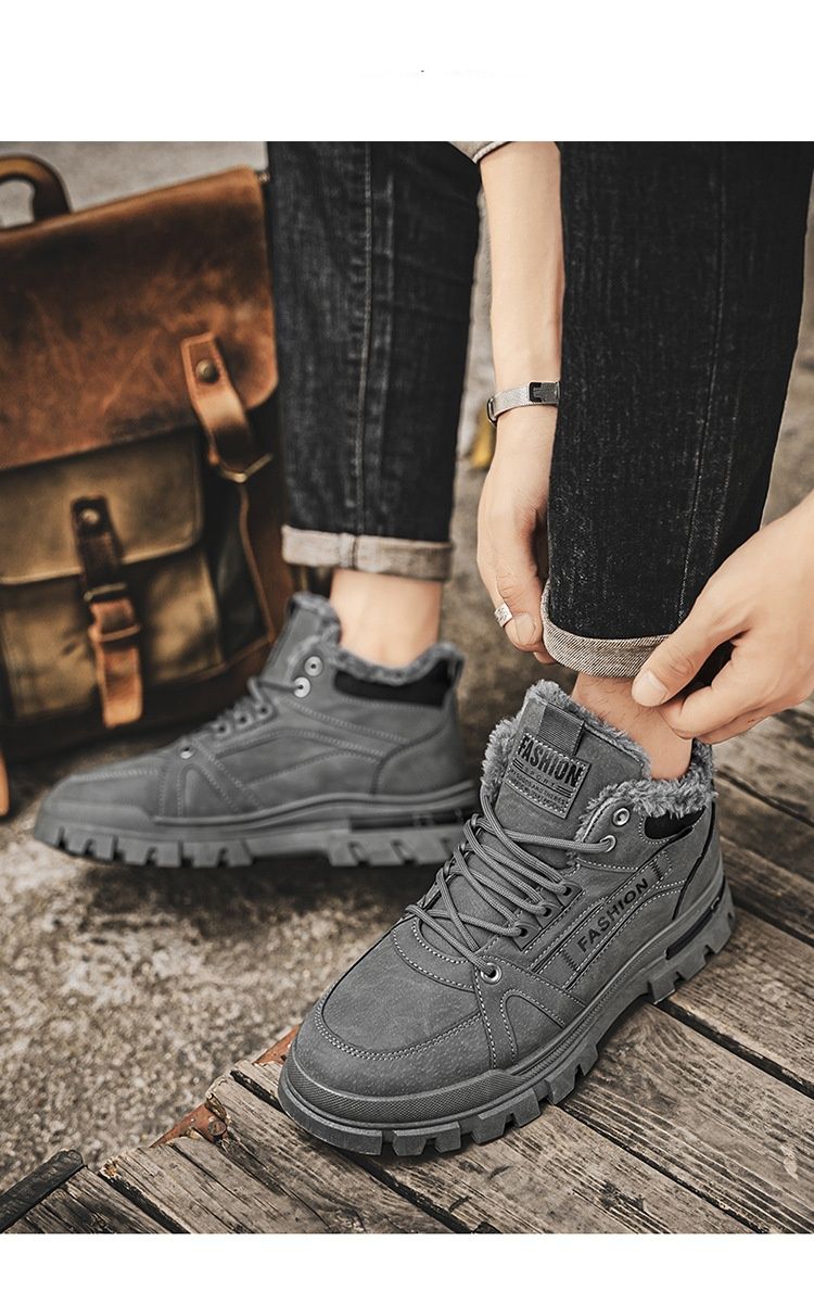 "2025. Autumn/Winter Warm Shoes, Men's Board Shoes, Sporty And Casual Men's Shoes._voghion.com