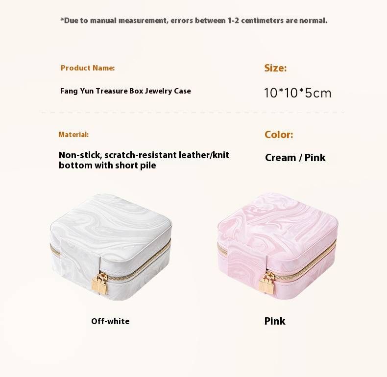 Hochwertige Schmuckschatulle aus Leder – Elegante und kompakte Aufbewahrung für Ringe, Ohrringe und Halsketten – Minimalistisches Design im koreanischen Stil_voghion.com