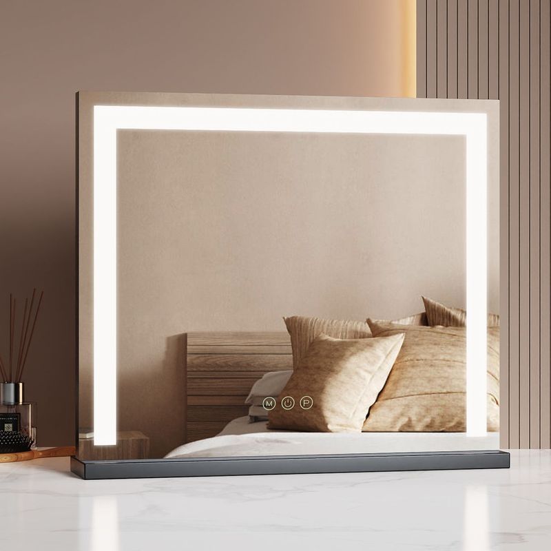 EMKE Vanity Mirror With LED Lights Hollywood For Dressing Table Bedroom Make-up_voghion.com