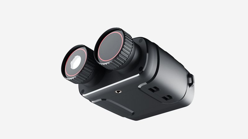 Ultra Clear Large Screen Day Dual-use Camera And Video Recorder With High-definition Infrared All Black Dual Tube Night_voghion.com