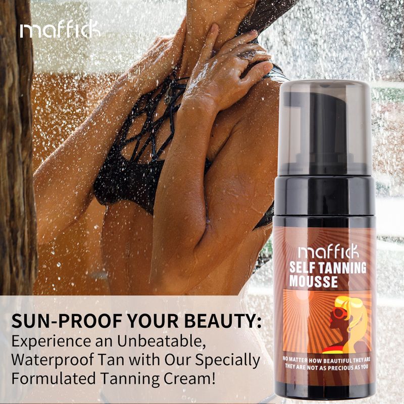Scrub e trattamenti per il corpo Maffick Tanning Mousse Bubble Bronze Sun Free Sunbathing Sun Boosting Spot_voghion.com