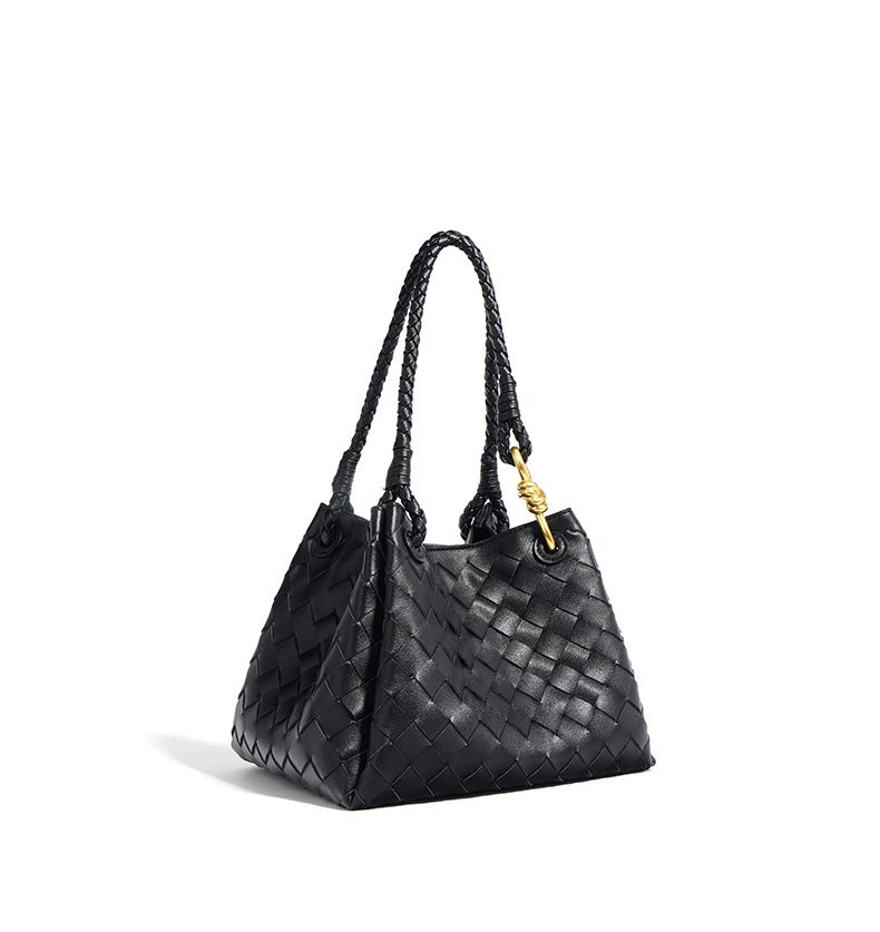 Borsa a secchiello in vera pelle di vacchetta con strato superiore in pelle 2025, borsa da donna in stile cestino di verdure vecchio stile_voghion.com