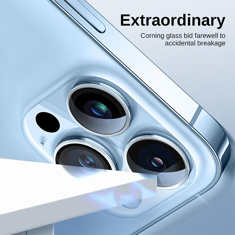 3PCS Metall-Kameraobjektivglas für iPhone 14 Pro Max 14 Plus Metallobjektiv-Displayschutz für iPhone 13 12 11 Pro Max 13 Mini Glas_voghion.com