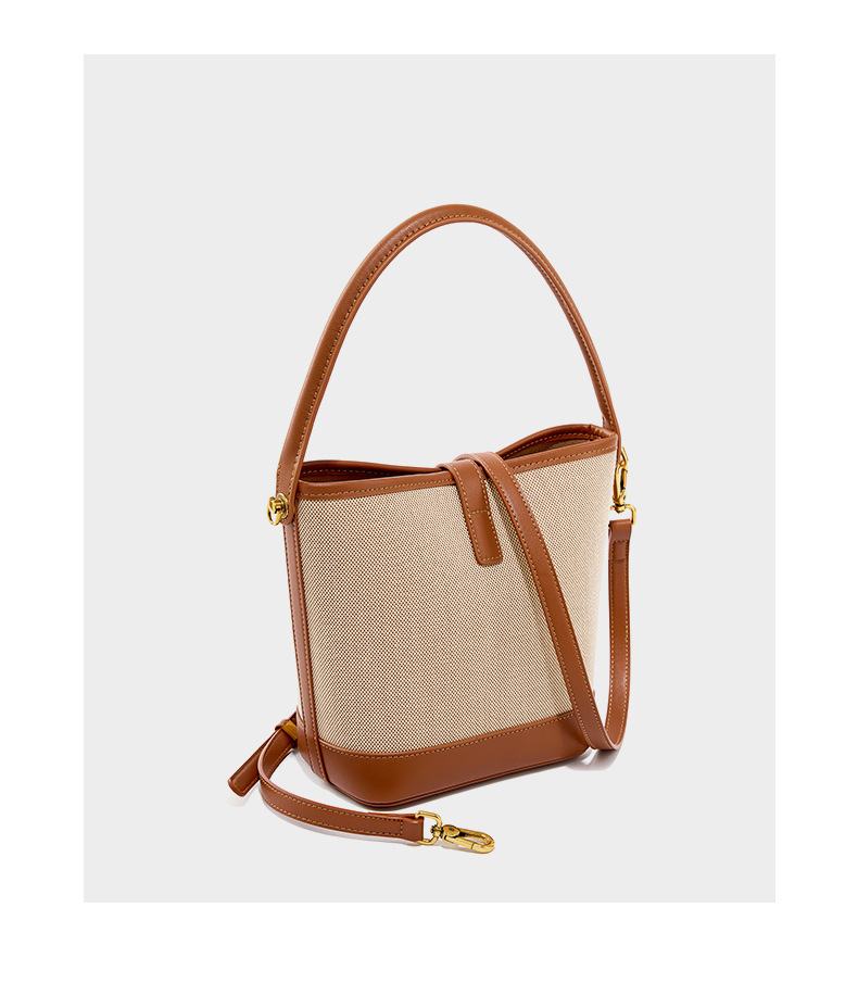 Borsa a tracolla singola in tessuto da pendolarismo con secchiello di nicchia, nuova borsa da donna a tracolla versatile e di fascia alta del 2024_voghion.com
